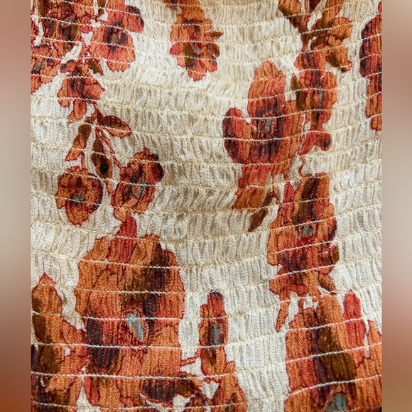 Intimately Free People Dress Garden Party Floral Maxi Tiered Size Small - Picture 7 of 16